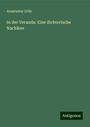 Anastasius Grün: In der Veranda: Eine dichterische Nachlese, Buch