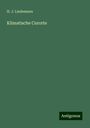 H. J. Lindemann: Klimatische Curorte, Buch