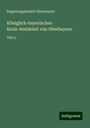 Regierungsbezirk Oberbayern: Königlich-bayerisches Kreis-Amtsblatt von Oberbayern, Buch