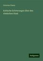 Octavius Clason: Kritische Erörterungen über den römischen Staat, Buch