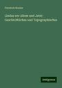 Friedrich Boulan: Lindau vor Altem und Jetzt: Geschichtliches und Topographisches, Buch