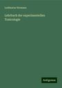 Ludimarus Hermann: Lehrbuch der experimentellen Toxicologie, Buch