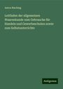 Anton Bisching: Leitfaden der allgemeinen Waarenkunde zum Gebrauche für Handels und Gewerbeschulen sowie zum Selbstunterrichte, Buch