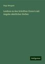 Hugo Merguet: Lexikon zu den Schriften Cicero's mit Angabe sämtlicher Stellen, Buch