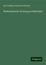 Karl Goedeke: Niederdeutsche Dichtung im Mittelalter, Buch