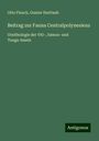 Otto Finsch: Beitrag zur Fauna Centralpolynesiens, Buch