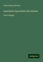 Johan Nikolai Madvig: Lateinische Sprachlehre für Schulen, Buch