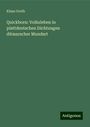 Klaus Groth: Quickborn: Volksleben in plattdeutschen Dichtungen ditmarscher Mundart, Buch