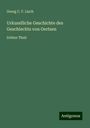 Georg C. F. Lisch: Urkundliche Geschichte des Geschlechts von Oertzen, Buch