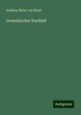 Andreas Ritter von Buzzi: Dramatischer Nachlaß, Buch