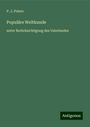 P. J. Peters: Populäre Weltkunde, Buch