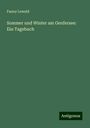 Fanny Lewald: Sommer und Winter am Genfersee: Ein Tagebuch, Buch