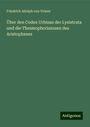 Friedrich Adolph Von Velsen: Über den Codex Urbinas der Lysistrata und die Thesmophoriazusen des Aristophanes, Buch