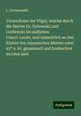 L. Taczanowski: Verzeichniss der Vögel, welche durch die Herren Dr. Dybowski und Godlewski im südlichen Ussuri-Lande, und namentlich an den Küsten des Japanischen Meeres unter 43° n. Br. gesammelt und beobachtet worden sind, Buch