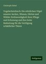 Christoph Giebel: Vogelschutzbuch: Die nützlichen Vögel unserer Aecker, Wiesen, Gärten und Wälder Nothwendigkeit ihrer Pflege und Schonung und ihre hohe Bedeutung für die Vertilgung schädlicher Thiere, Buch