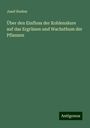 Josef Boehm: Über den Einfluss der Kohlensäure auf das Ergrünen und Wachsthum der Pflanzen, Buch