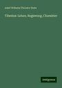 Adolf Wilhelm Theodor Stahr: Tiberius: Leben, Regierung, Charakter, Buch