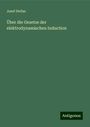 Josef Stefan: Über die Gesetze der elektrodynamischen Induction, Buch