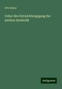 Otto Keller: Ueber den Entwicklungsgang der antiken Symbolik, Buch