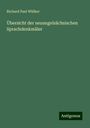 Richard Paul Wülker: Übersicht der neuangelsächsischen Sprachdenkmäler, Buch