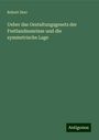 Robert Dorr: Ueber das Gestaltungsgesetz der Festlandsumrisse und die symmetrische Lage, Buch