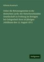 Wilhelm Brambach: Ueber die Betonungsweise in der deutschen Lyrik: der Naturforschenden Gesellschaft zu Freiburg im Breisgau bei Gelegenheit ihres 50 jährigen Jubiläums den 12. August 1871, Buch