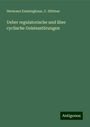 Hermann Emminghaus: Ueber regulatorische und über cyclische Geistesstörungen, Buch