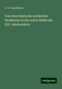 V. D. Freudenson: Vom dem Geiste der polnischen Dichtkunst in der ersten Hälfte des XIX. Jahrhunderts, Buch