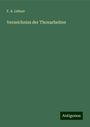 F. A. Lehner: Verzeichniss der Thonarbeiten, Buch