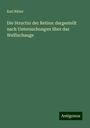 Karl Ritter: Die Structur der Retina: dargestellt nach Untersuchungen über das Walfischauge, Buch