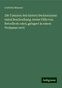 Gottfried Mannel: Die Tumoren des hintern Beckenraums: nebst Beschreibung zweier Fälle von Retroflexio uteri, gelagert in einem Prolapsus recti, Buch