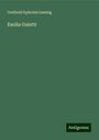 Gotthold Ephraim Lessing: Emilia Galotti, Buch