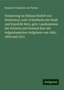 Emanuel Friedrich von Fischer: Erinnerung an Niklaus Rudolf von Wattenwyl, weil. Schultheiss der Stadt und Republik Bern, gew. Landammann der Schweiz und General über die eidgenössischen Aufgebote von 1805, 1809 und 1813, Buch