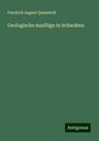 Friedrich August Quenstedt: Geologische Ausflüge in Schwaben, Buch