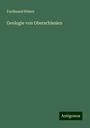 Ferdinand Römer: Geologie von Oberschlesien, Buch