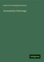 Ernst Carl Ludwig Bratuscheck: Germanische Göttersage, Buch