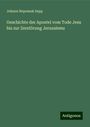 Johann Nepomuk Sepp: Geschichte der Apostel vom Tode Jesu bis zur Zerstörung Jerusalems, Buch