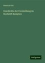 Heinrich Ditz: Geschichte der Vereinödung im Hochstift Kempten, Buch