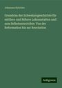 Johannes Strickler: Grundriss der Schweizergeschichte für mittlere und höhere Lehranstalten und zum Selbstunterrichte: Von der Reformation bis zur Revolution, Buch