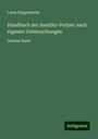 Louis Pappenheim: Handbuch der Sanitäts-Polizei: nach eigenen Untersuchungen, Buch