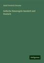 Adolf Friedrich Steuzler: Indische Hausregeln Sanskrit und Deutsch, Buch