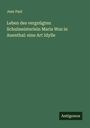 Jean Paul: Leben des vergnügten Schulmeisterlein Maria Wuz in Auenthal: eine Art Idylle, Buch