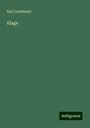 Karl Lachmann: Klage, Buch