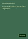 Otto Philipp Zaunschliffer: Juristische Abhandlung über die Flöhe (de pulicibus), Buch