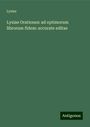 Lysias: Lysiae Orationes: ad optimorum librorum fidem: accurate editae, Buch