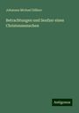 Johannes Michael Dilherr: Betrachtungen und Seufzer eines Christenmenschen, Buch