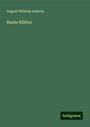 August Wilhelm Ambros: Bunte Blätter, Buch