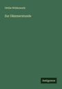 Ottilie Wildermuth: Zur Dämmerstunde, Buch