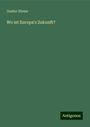 Gustav Blome: Wo ist Europa's Zukunft?, Buch