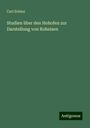 Carl Schinz: Studien über den Hohofen zur Darstellung von Roheisen, Buch